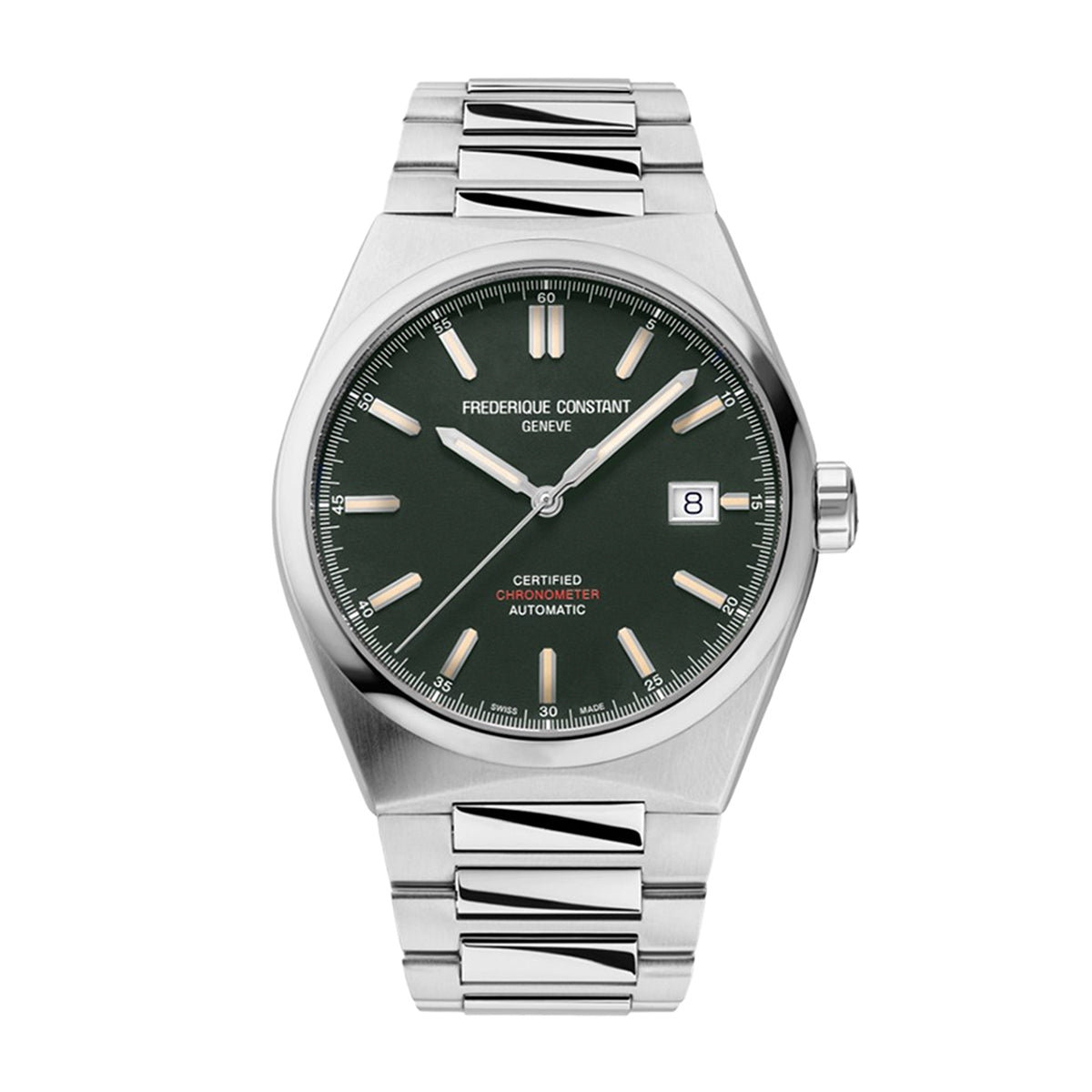 Frederique Constant Men's Highlife Automatic Stainless Steel Watch with Green Dial