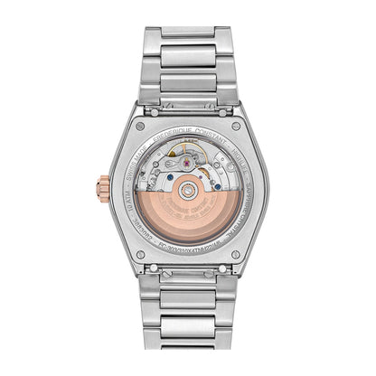 Frederique Constant Men's Highlife Automatic Two-Tone Stainless Steel Watch with Brown Dial front view