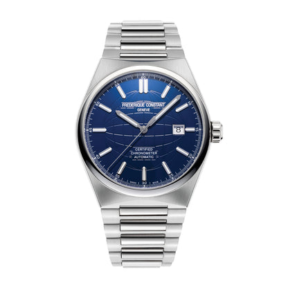 Frederique Constant Men's Highlife Automatic Stainless Steel Watch with Blue Dial
