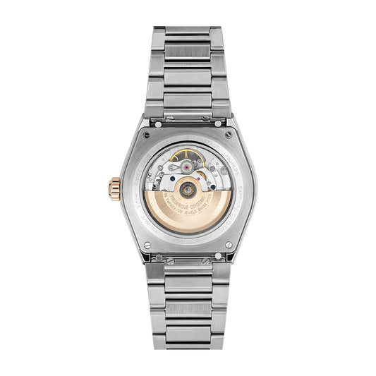 Frederique Constant Men's Highlife Automatic Two-Tone Stainless Steel Watch with White Dial front view