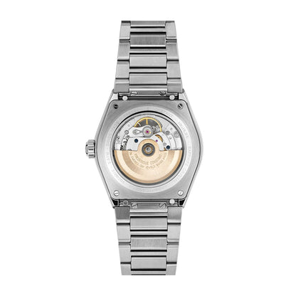 Frederique Constant Men's Highlife Heart Beat Automatic Stainless Steel Watch with Black Dial front view