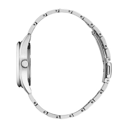 Seiko Ladies' Essentials Quartz Stainless Steel Watch with Blue Dial
