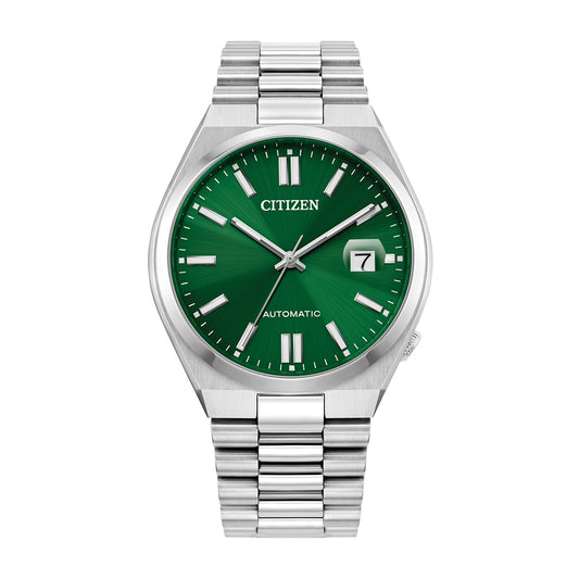 Citizen Men's TSUYOSA Automatic Stainless Steel Watch with Green Dial