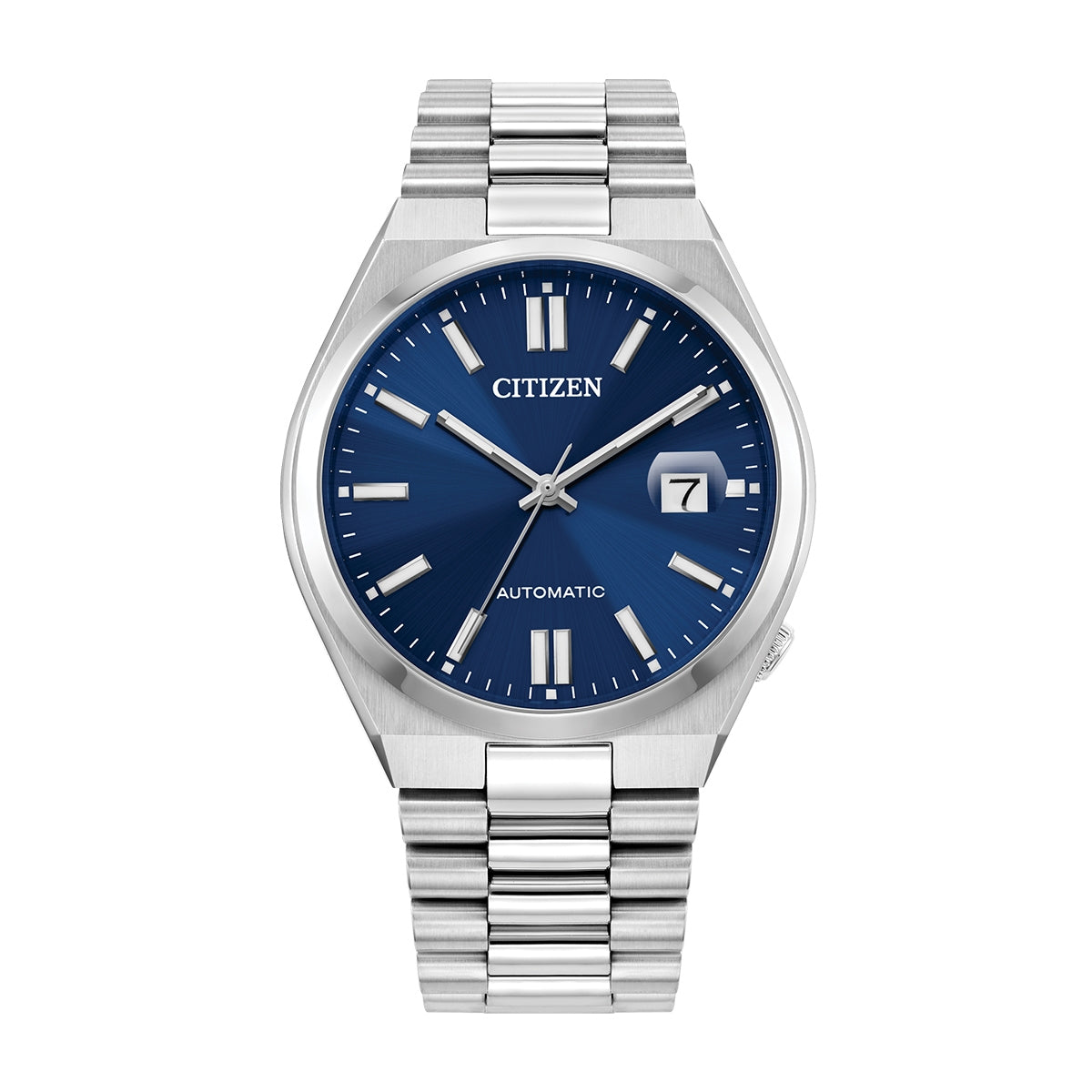 Citizen Men's TSUYOSA Automatic Stainless Steel Watch with Blue Dial