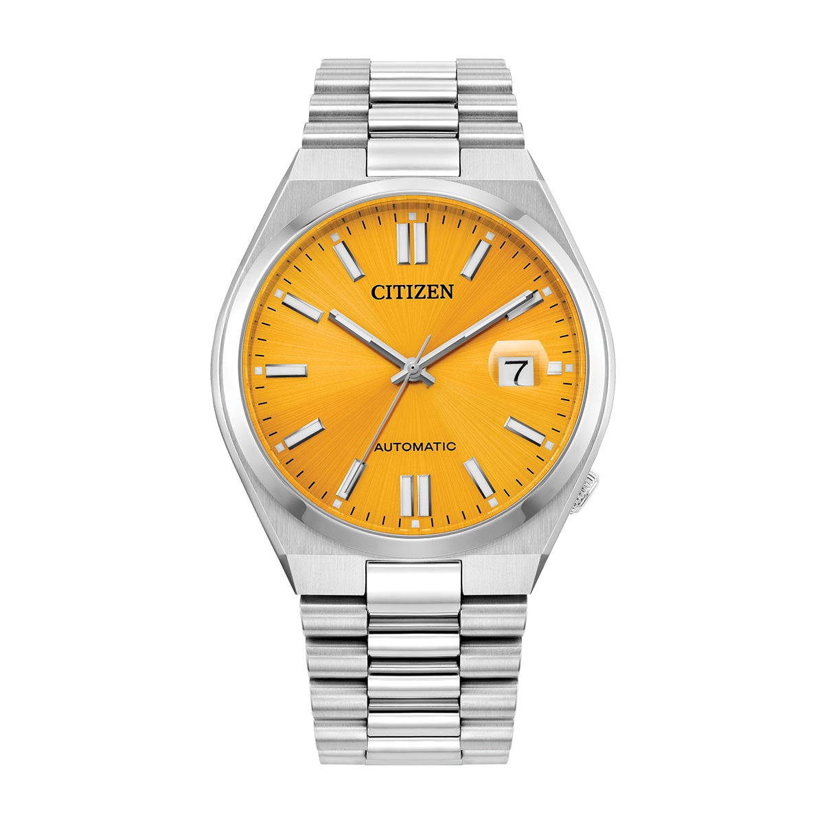 Citizen Men's TSUYOSA Automatic Stainless Steel Watch with Yellow Dial