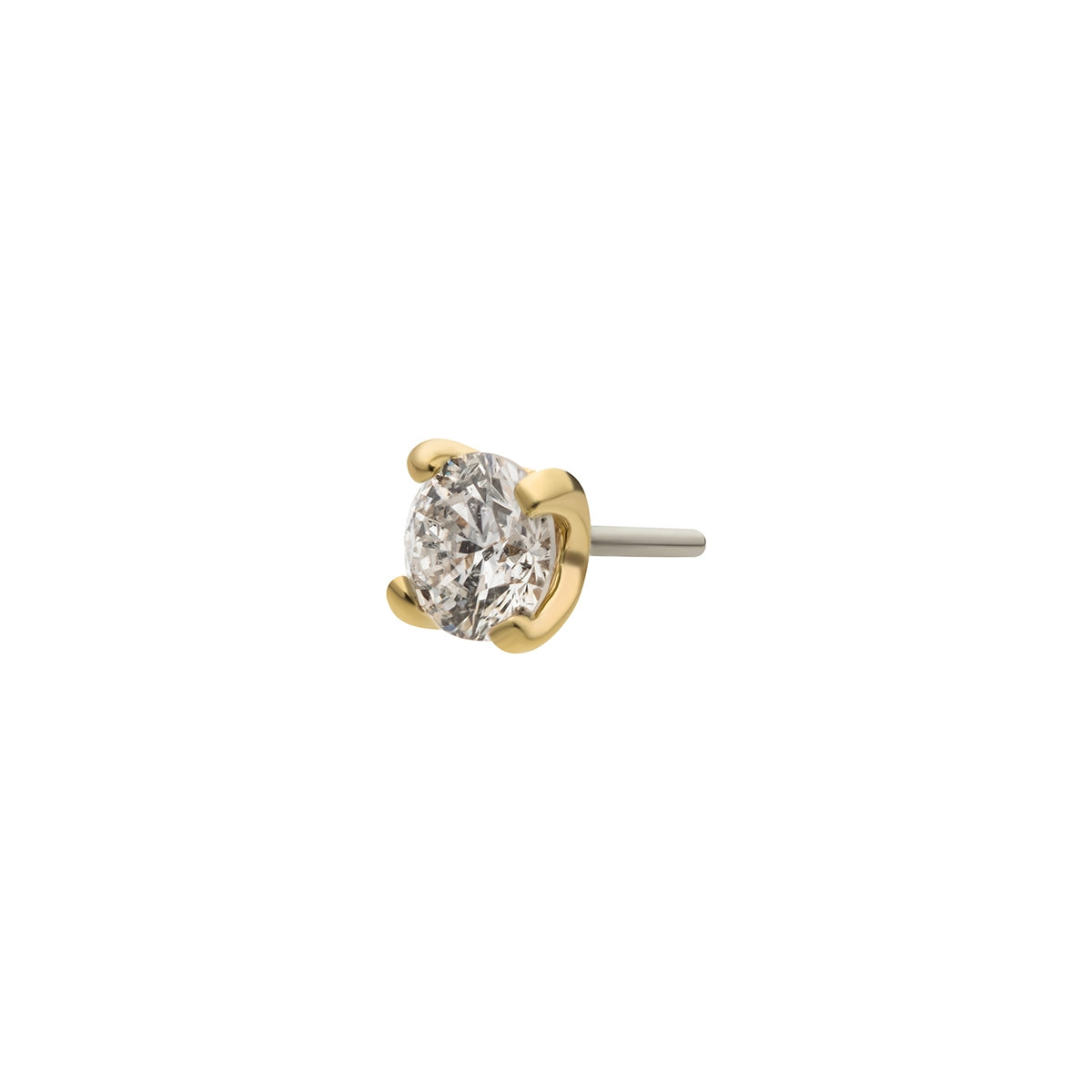 Revelry 2mm Lab-Grown Round Diamond Solitaire Topper in 14K Yellow Gold