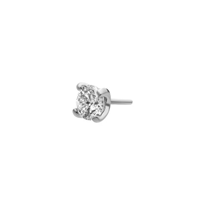 Revelry 2.5mm Lab-Grown Round Diamond Solitaire Topper in 14K White Gold