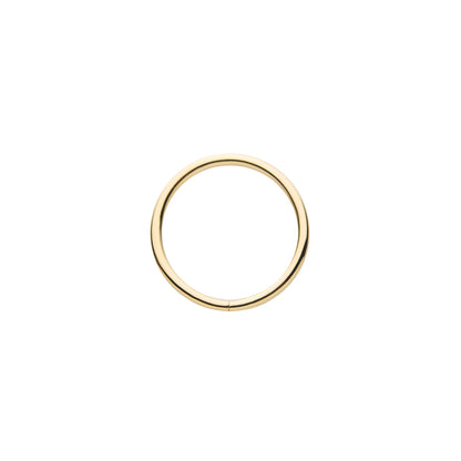 Revelry 18g 7mm Polished Seamless Hoop in 14K Yellow Gold