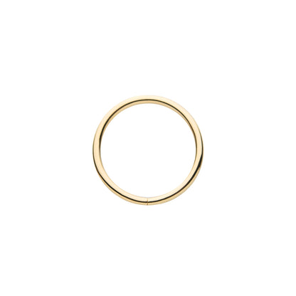 Revelry 18g 8mm Polished Seamless Hoop in 14K Yellow Gold