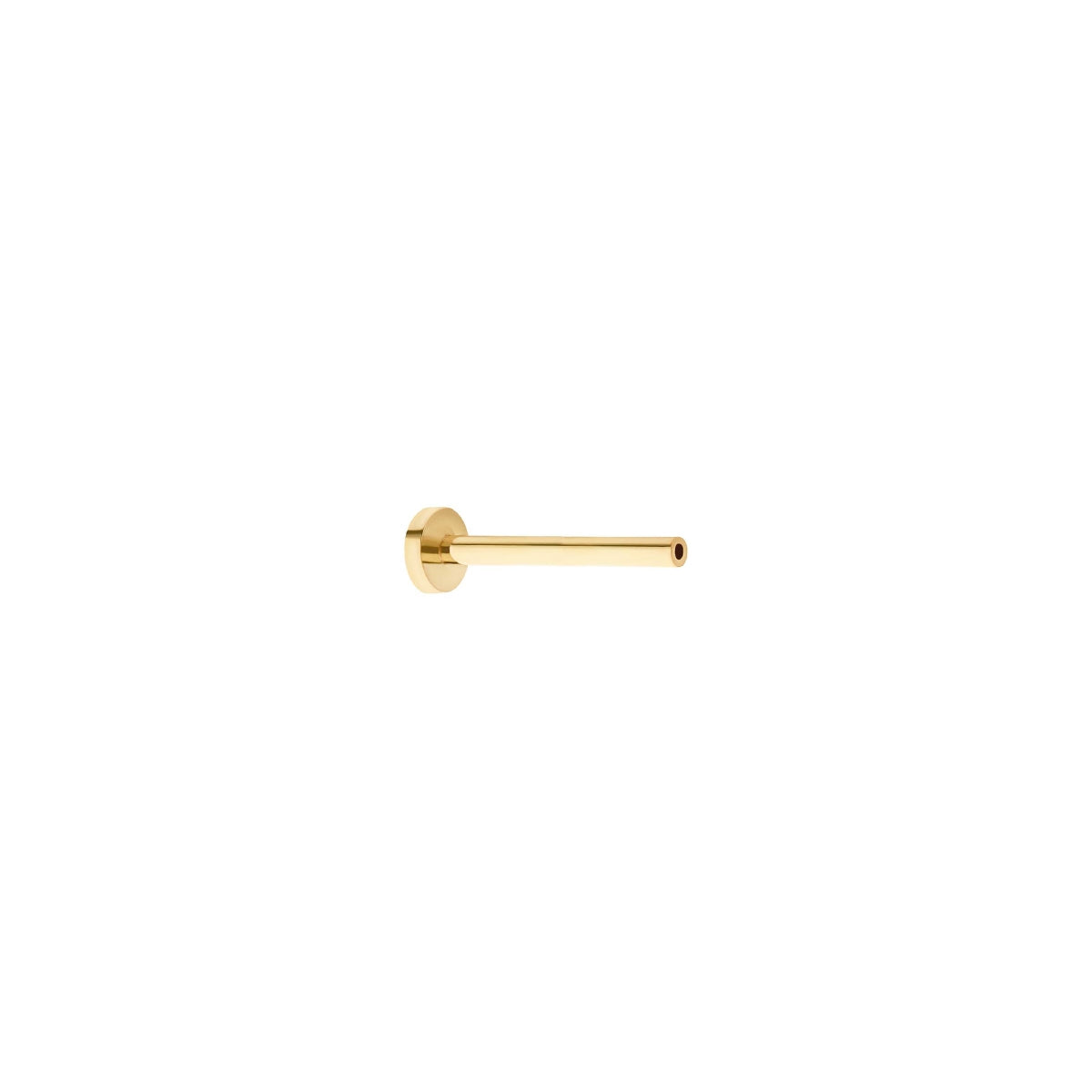Revelry 18g 8mm Threadless Labret Back in 14K Yellow Gold