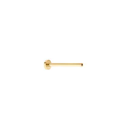 Revelry 18g 10mm Threadless Labret Back in 14K Yellow Gold