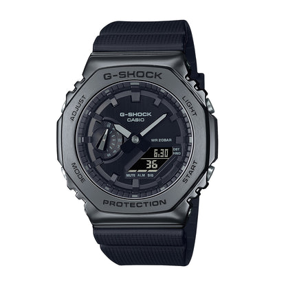 G-Shock Men's G-Steel Black Stainless Steel Watch with Black Dial & Resin Strap