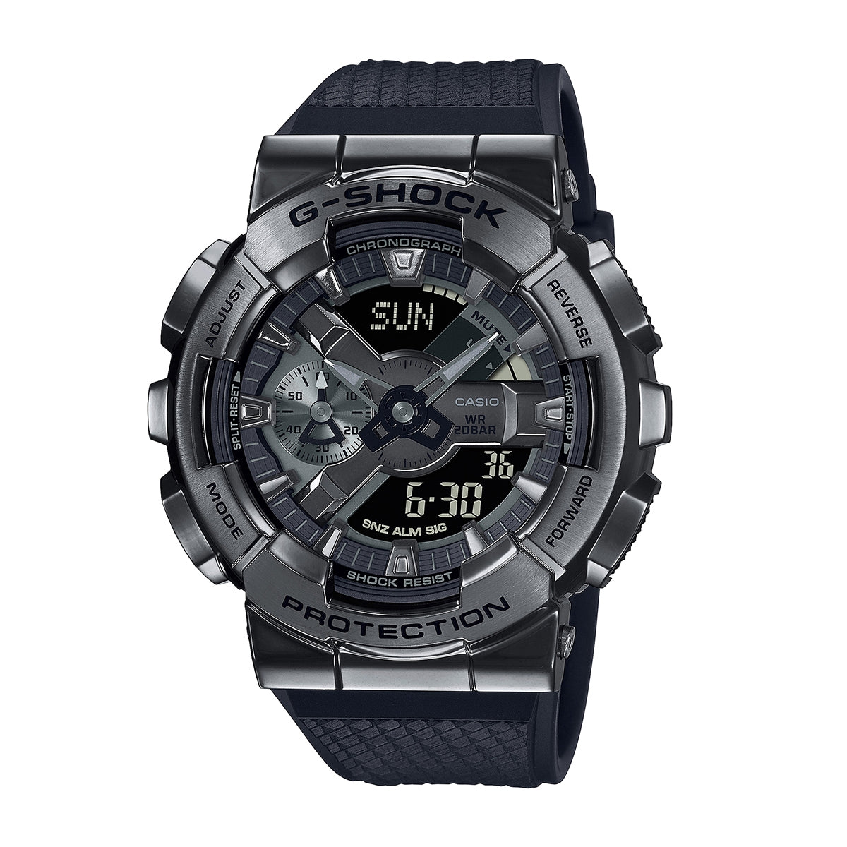 G-Shock Men's G-Steel Black Stainless Steel Watch with Black Dial & Resin Strap (2)