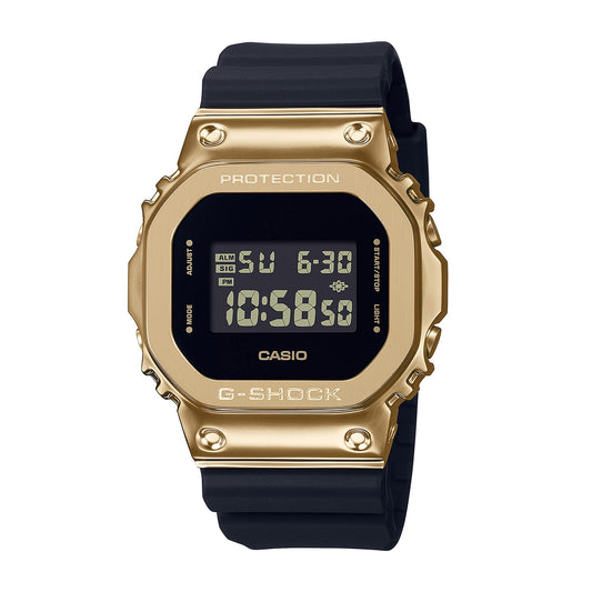G-Shock Men's G-Steel Digital Gold-Tone Stainless Steel Watch with Black Resin Strap