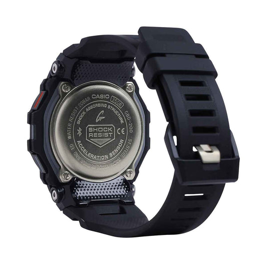 G-Shock Men's Move Digital Black Resin Watch with Black Dial front view