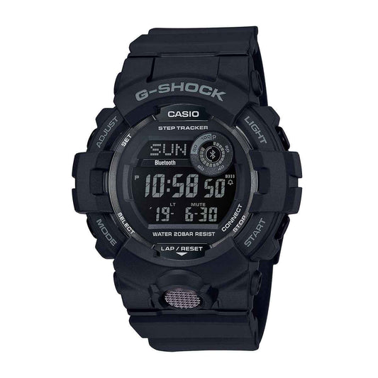 G-Shock Men's Move Digital Black Stainless Steel Watch with Black Dial & Resin Strap