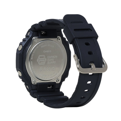 G-Shock Men's Analog-Digital Black Resin Watch with Black Dial front view