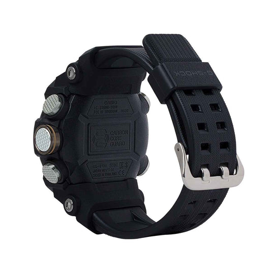 G-Shock Men's Mudmaster Black Resin Watch with Black Dial front view