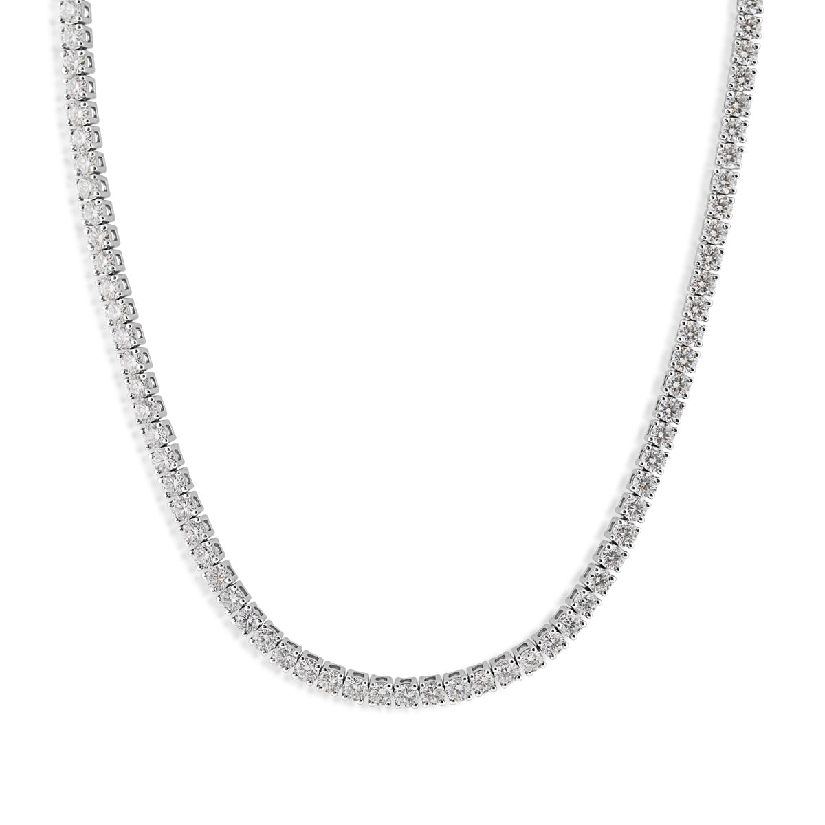 Adamante 10 ct. tw. Lab-Grown Diamond 16-inch Tennis Necklace in 14K White Gold