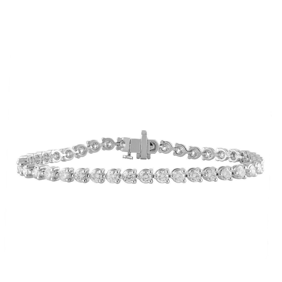 Adamante 5 ct. tw. Lab-Grown Diamond 7-inch Tennis Bracelet in 14K White Gold