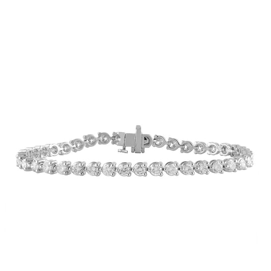 Adamante 9 ct. tw. Lab-Grown Diamond 7-inch Tennis Bracelet in 14K White Gold