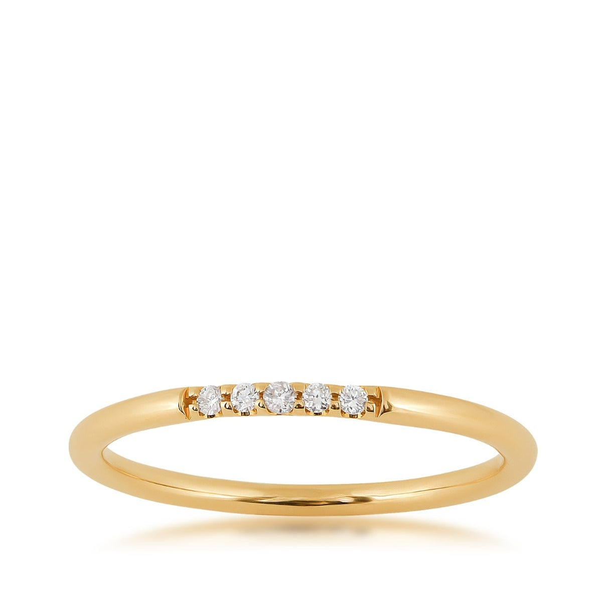 Perfect Match Diamond Accent Anniversary Ring in 10K Yellow Gold