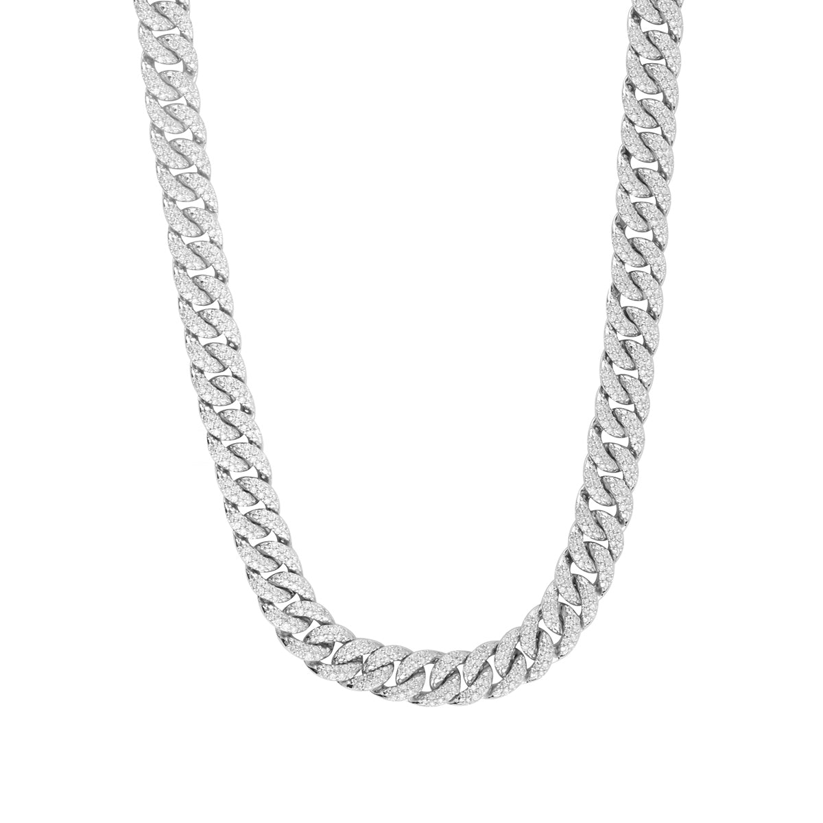 7-1/3 ct. tw. Diamond 6mm 22-inch Miami Cuban Chain in 14K White Gold