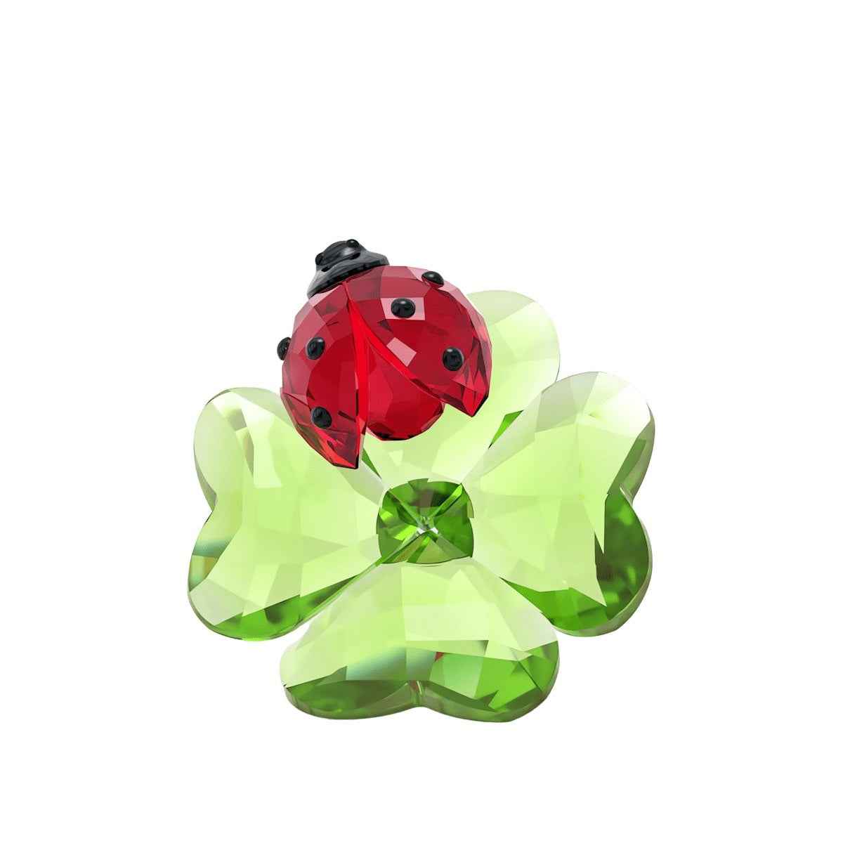 Swarovski Ladybug & Clover Figurine