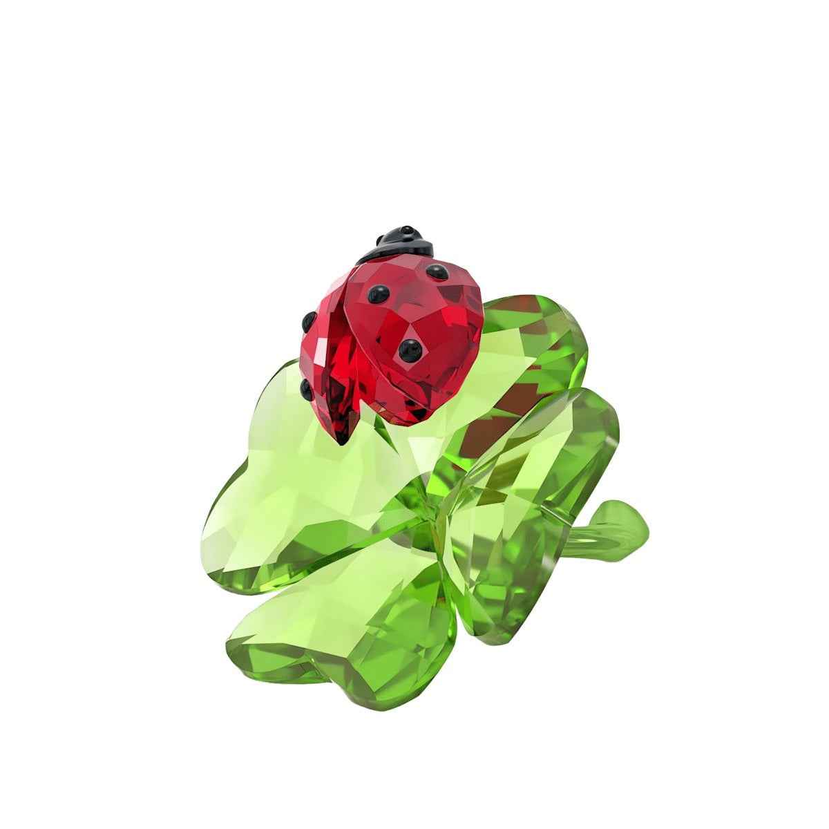 Swarovski Ladybug & Clover Figurine