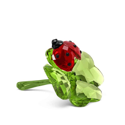 Swarovski Ladybug & Clover Figurine