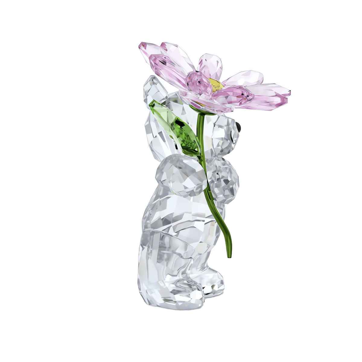 Swarovski Kris Bear A Daisy For You Figurine close-up detail