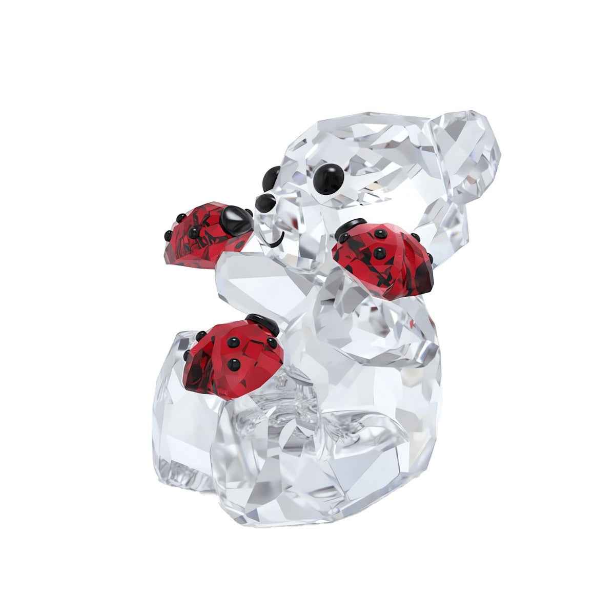 Swarovski Kris Bear Good Luck Figurine front view