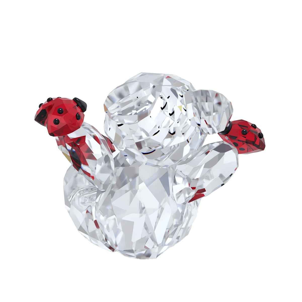 Swarovski Kris Bear Good Luck Figurine close-up detail