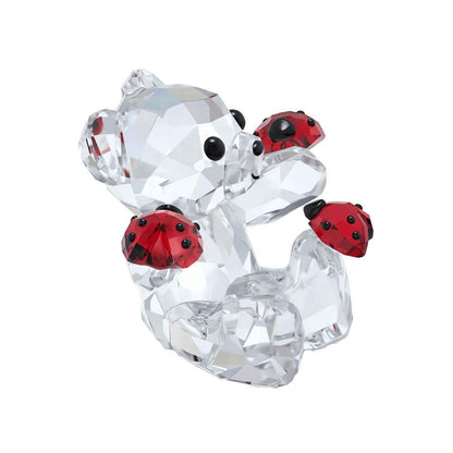 Swarovski Kris Bear Good Luck Figurine side profile