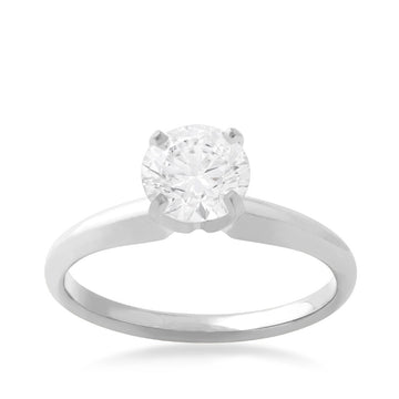 GOLD TAG Adamante 1 ct. tw. Lab-Grown Round Brilliant Diamond Solitaire Engagement Ring in 14K White Gold