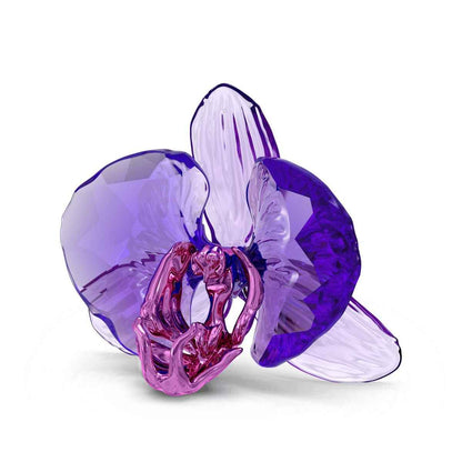 Swarovski Idyllia SCS Orchid Petal Figurine front view