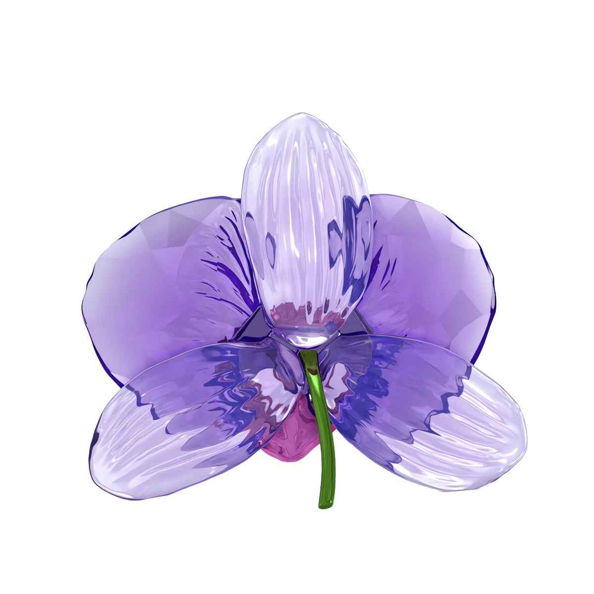Swarovski Idyllia SCS Orchid Petal Figurine close-up detail