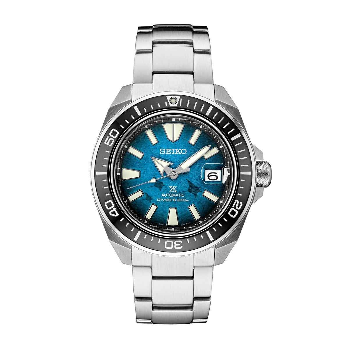 Seiko Men's Prospex Automatic Stainless Steel Watch with Blue Dial (3)