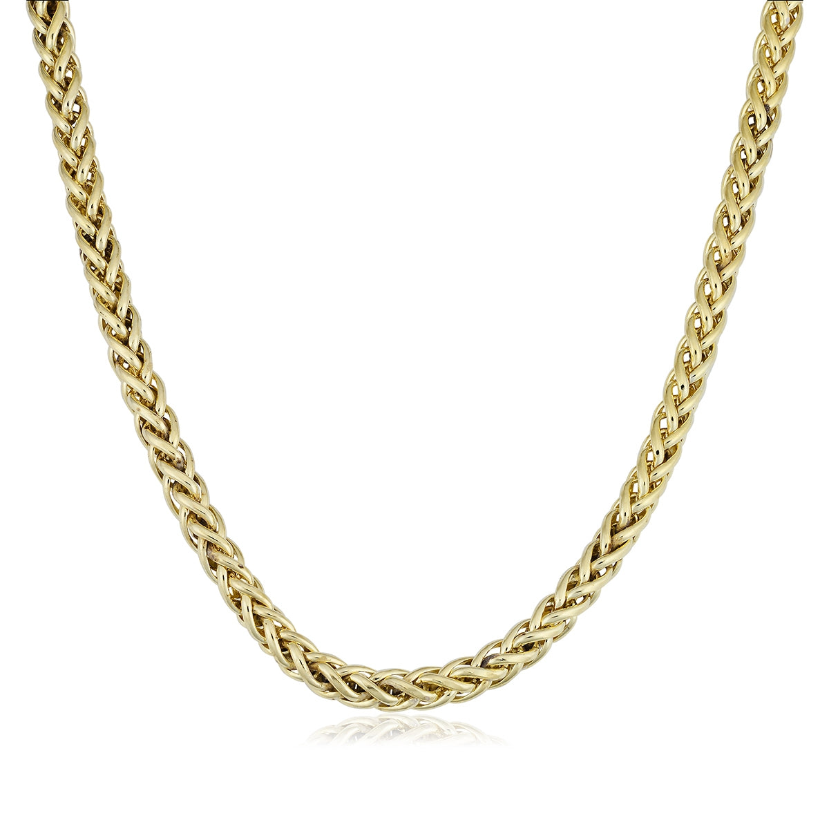 Men's 6mm 22-inch 14K Yellow Gold Filled Franco Chain