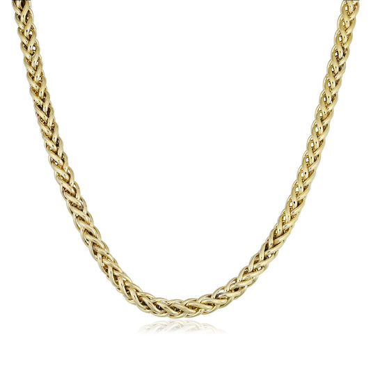 Men's 6mm 22-inch 14K Yellow Gold Filled Franco Chain