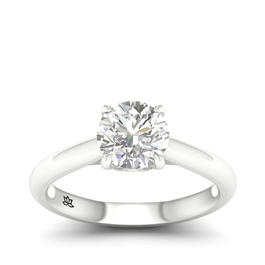 Radiance by Adamante 1-1/2 ct. tw. Lab-Grown Round Brilliant Diamond Solitaire Engagement Ring in 14K White Gold
