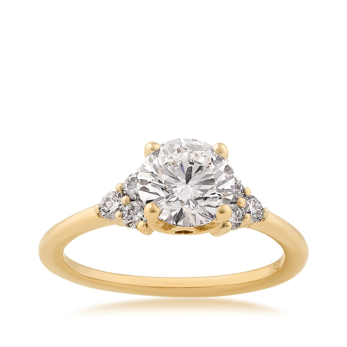 Radiance by Adamante 1-3/4 ct. tw. Lab-Grown Round Brilliant Diamond Engagement Ring in 14K Yellow Gold