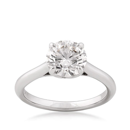 Radiance by Adamante 2 ct. tw. Lab-Grown Round Brilliant Diamond Solitaire Engagement Ring in 14K White Gold