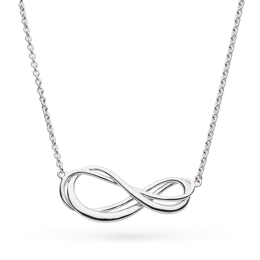 Kit Heath Double Infinity Necklace in Sterling Silver