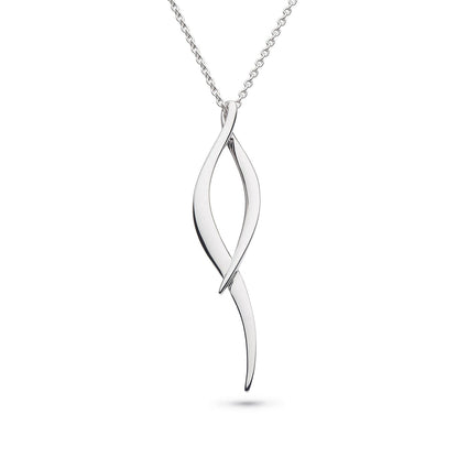 Kit Heath Twist Pendant in Sterling Silver