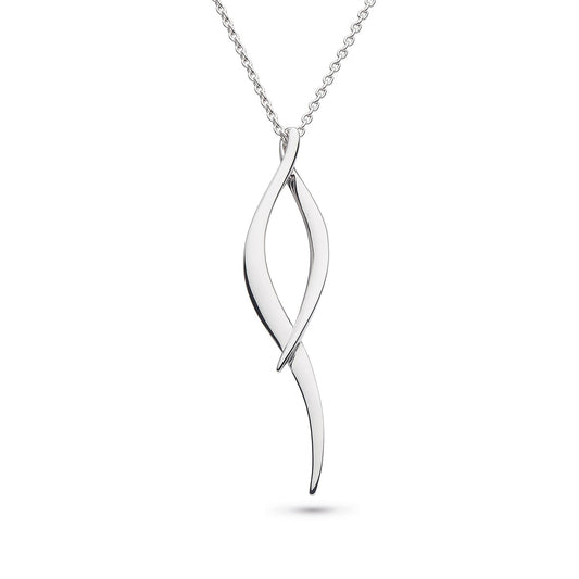 Kit Heath Twist Pendant in Sterling Silver