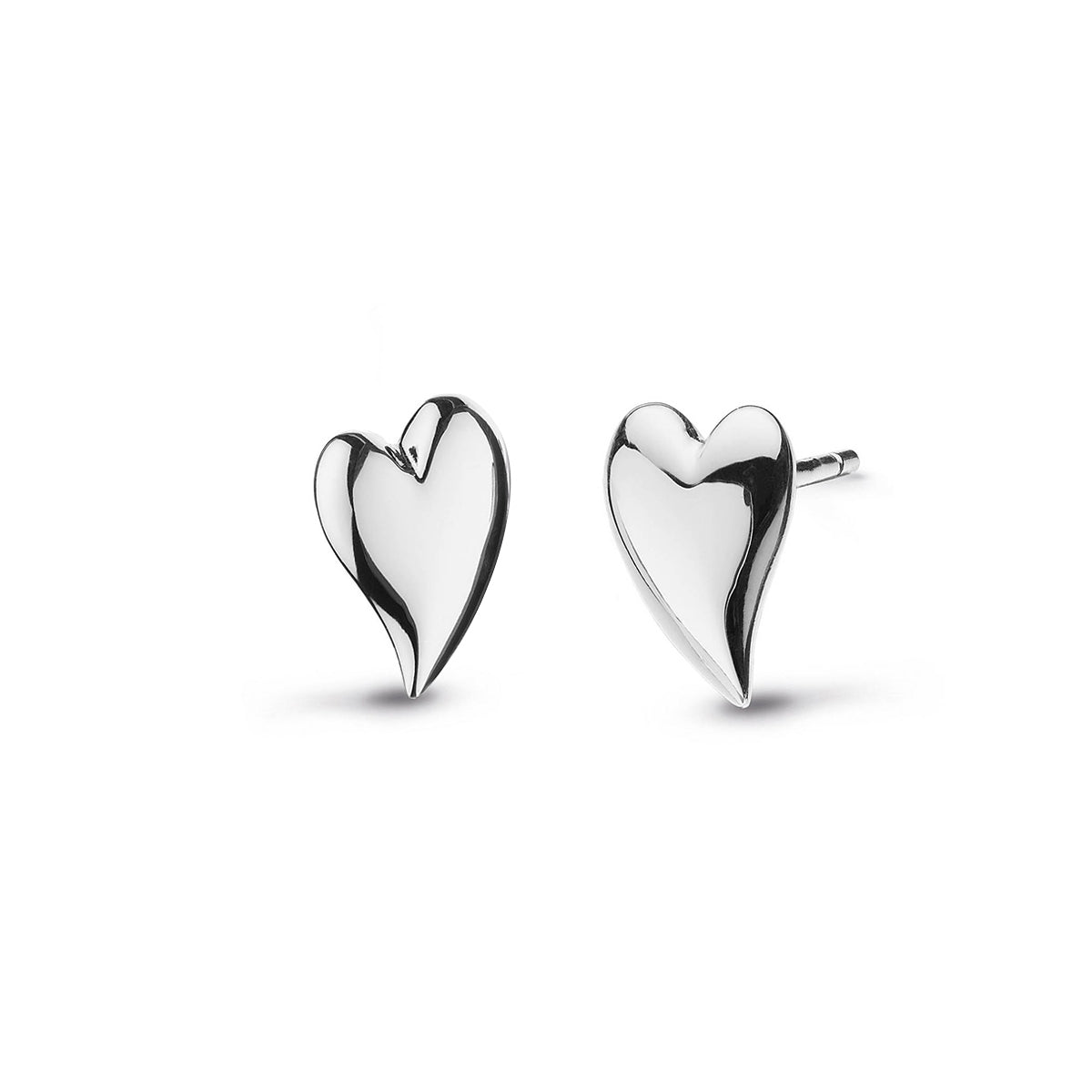 Kit Heath Heart Earrings in Sterling Silver