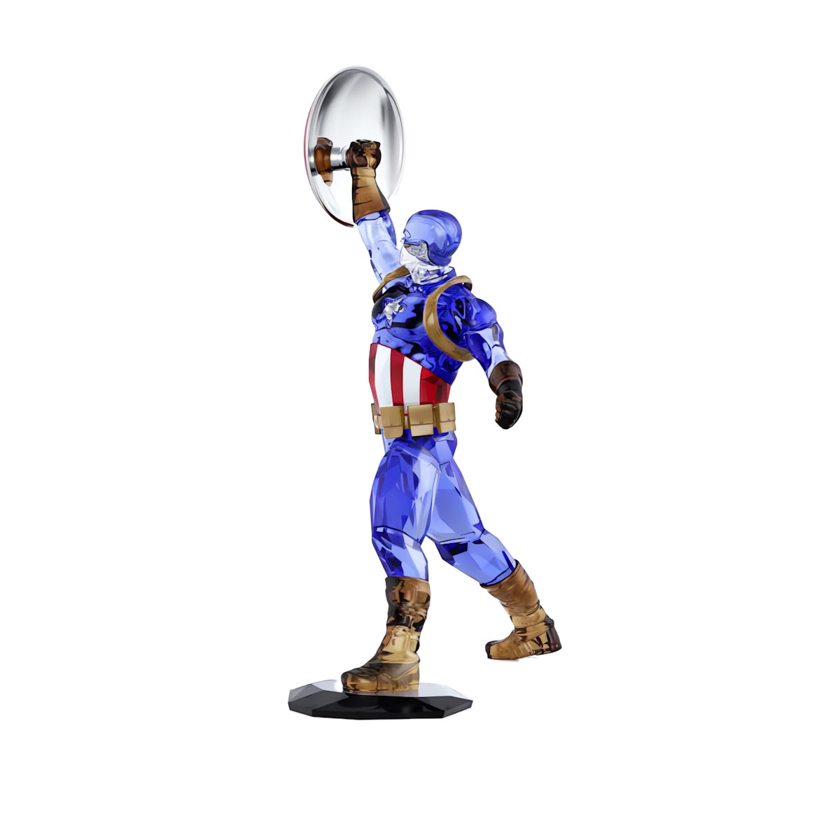 Swarovski Marvel Captain America Figurine front view
