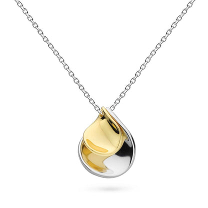 Kit Heath Petal Cluster Pendant in Sterling Silver & 18K Yellow Gold Plating