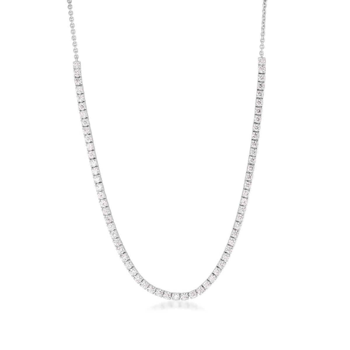 2 ct. tw. Diamond Tennis Necklace in 14K White Gold